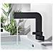 Rubinetto per lavabo da bagno, Blackswan, tipo M24, modello nero opaco, misura 20 cm - Foto miniatura 2