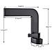 Rubinetto per lavabo da bagno, Blackswan, tipo M24, modello nero opaco, misura 20 cm - Foto miniatura 4