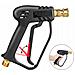 Pistola Alta Pressione Con 5 Ugelli + Tubo 10m Click /click - Compatibile Con Idropulitrice Kärcher K2-k7 | Fino A 160 Bar | Montaggio Rapido - Foto miniatura 3