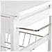 Carrello Da Cucina In Legno Bianco 40x37x82h - Foto miniatura 3