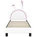 Struttura letto per bambini con testata Bianco 70 x 140 cm PU - Foto miniatura 5