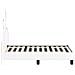 Struttura letto per bambini con testata Bianco 70 x 140 cm PU - Foto miniatura 6
