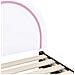 Struttura letto per bambini con testata Bianco 70 x 140 cm PU - Foto miniatura 8