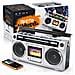 Bigben Ghetto Blaster Retrò Radio Fm Stereo Bluetooth 5.4 Cassette Usb 15 Watt - Foto miniatura 1