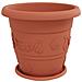 Vasi per Piante 6 pcs Rosso Mattone Ø 26 x 21.5 cm Plastica - Foto miniatura 5