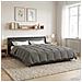 Duvet Invernale Grigio chiaro 240 x 260 cm Microfibra - Foto miniatura 2
