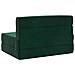 Divano Letto Pieghevole Verde Scuro 70 x 72 x 60 cm Tessuto - Foto miniatura 5