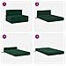 Divano Letto Pieghevole Verde Scuro 70 x 72 x 60 cm Tessuto - Foto miniatura 7