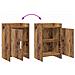 Comodini 2 pcs Legno antico 40 x 30 x 60 cm - Foto miniatura 7