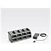 8-Slot Battery Charger Kit Nero - Foto miniatura 1