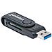 IUSB-CARD-981 - Mini Lettore / Scrittore di Card USB 3.0, 24 in 1 Bianco - Foto miniatura 2