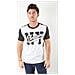 T-shirt Uomo Varsity Ny Bianco Nero L - Foto miniatura 1