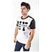 T-shirt Uomo Varsity Ny Bianco Nero L - Foto miniatura 2