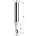 Fresa Elicoidale Hs5% (x All/pvc) Z1-pos. S=8 D=3x12x60 Dx 188.030.51 - Foto miniatura 1