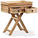 Tavolino Da Salotto In Legno Massello Di Mango 65x40x76 Cm - Foto miniatura 4