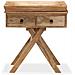 Tavolino Da Salotto In Legno Massello Di Mango 65x40x76 Cm - Foto miniatura 5