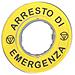Etichetta Per Arresto Di Emergenza Zby9620 - Foto miniatura 1