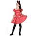 Costume Da Topolina Rosso A Pois Bianchi Bambina - Taglia: 3- 4 Anni (98 - 115 Cm)  - Foto miniatura 1