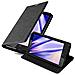 Custodia Compatibile Con Nokia Lumia 1320 In Nero Di Notte - Coperchio Protettiva Con Chiusura Magnetica, Funzione Stand E Tasca Per Le Carte - Foto miniatura 1