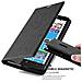 Custodia Compatibile Con Nokia Lumia 1320 In Nero Di Notte - Coperchio Protettiva Con Chiusura Magnetica, Funzione Stand E Tasca Per Le Carte - Foto miniatura 4