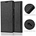 Custodia Compatibile Con Nokia Lumia 1320 In Nero Di Notte - Coperchio Protettiva Con Chiusura Magnetica, Funzione Stand E Tasca Per Le Carte - Foto miniatura 5