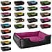 Lupi Letto Per Cane / gatto Cuccia Cuscino Per Cane, Divano Per Cane, Cestino Per Cane, Nero / rosa Xl - Foto miniatura 2