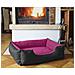Lupi Letto Per Cane / gatto Cuccia Cuscino Per Cane, Divano Per Cane, Cestino Per Cane, Nero / rosa Xl - Foto miniatura 3