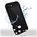 Cover Apple Iphone 7 / 8 / Se 2020 Waterproof 2m Con Vetrino Nero - Foto miniatura 5