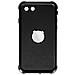 Cover Apple Iphone 7 / 8 / Se 2020 Waterproof 2m Con Vetrino Nero - Foto miniatura 9