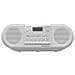Radio Digitale Portatile DAB+ RX-D552 con Lettore CD Potenza 20 Watt Bluetooth / USB / AUX - Bianco - Foto miniatura 2
