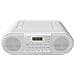 Radio Digitale Portatile DAB+ RX-D552 con Lettore CD Potenza 20 Watt Bluetooth / USB / AUX - Bianco - Foto miniatura 3