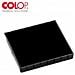 Cuscinetto Q30 Nero Quadrato Tampone Di Ricambio Per Timbro Colop Q30 Misura 30x30mm - Foto miniatura 2