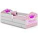 Letto Per Bambini Fala 160x80 Cassetto E Una Ringhiera+ Materasso E Giroletto Sleeping Princess Pink - Foto miniatura 1