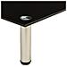 322761 TV Stand Black 60x35x17 cm Tempered Glass - Foto miniatura 4