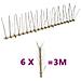 Set Dissuasori per Uccelli e Piccioni 6 pz 5 File 3 m - Foto miniatura 1