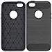 Maxy Custodia B-case Tpu Silicone Cover Case Per Apple Iphone 5 - 5s - Se Carbon Metal Black - Foto miniatura 1