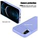 Custodia Compatibile Con Apple Iphone 12 Pro Max In Viola Opaco - Coperchio Protettivo In Silicone Tpu Flessibile E Con Protezione Per La Fotocamera - Foto miniatura 4