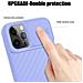 Custodia Compatibile Con Apple Iphone 12 Pro Max In Viola Opaco - Coperchio Protettivo In Silicone Tpu Flessibile E Con Protezione Per La Fotocamera - Foto miniatura 7