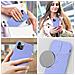 Custodia Compatibile Con Apple Iphone 12 Pro Max In Viola Opaco - Coperchio Protettivo In Silicone Tpu Flessibile E Con Protezione Per La Fotocamera - Foto miniatura 8