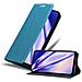 Custodia Compatibile Con Samsung Galaxy A12 / M12 In Turchese Petrolio - Coperchio Protettiva Con Chiusura Magnetica, Funzione Stand E Tasca Per Le Carte - Foto miniatura 1