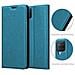 Custodia Compatibile Con Samsung Galaxy A12 / M12 In Turchese Petrolio - Coperchio Protettiva Con Chiusura Magnetica, Funzione Stand E Tasca Per Le Carte - Foto miniatura 5