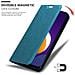 Custodia Compatibile Con Samsung Galaxy A12 / M12 In Turchese Petrolio - Coperchio Protettiva Con Chiusura Magnetica, Funzione Stand E Tasca Per Le Carte - Foto miniatura 6