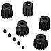 5 Pezzi Pignoni 11t 12t 13t 14t 15t M1 5mm Shaft Gear Module Pinion Per Motore Brushless 1:8 1/8 Rc Monster / buggy / camion - Foto miniatura 1