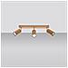Applique Da Soffittpo In Legno Zeke 3 Legno 200x50x450 Mm Legno - Foto miniatura 10