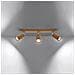 Applique Da Soffittpo In Legno Zeke 3 Legno 200x50x450 Mm Legno - Foto miniatura 11
