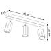 Applique Da Soffittpo In Legno Zeke 3 Legno 200x50x450 Mm Legno - Foto miniatura 1