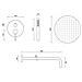 Set Doccia Da Incasso Lungo Gold Matt + Box - Foto miniatura 3