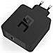 Caricabatterie USB tipo C per Nokia X6 Microsoft Lumia 950 Xiaomi Mi 4c Mi 5 Mi 6 Potenza 60W Colore Nero - Foto miniatura 2