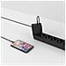 Caricabatterie USB tipo C per Nokia X6 Microsoft Lumia 950 Xiaomi Mi 4c Mi 5 Mi 6 Potenza 60W Colore Nero - Foto miniatura 5