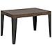Tavolo Allungabile 90x130/234 Cm Flame Telaio Antracite - Noce - Foto miniatura 4